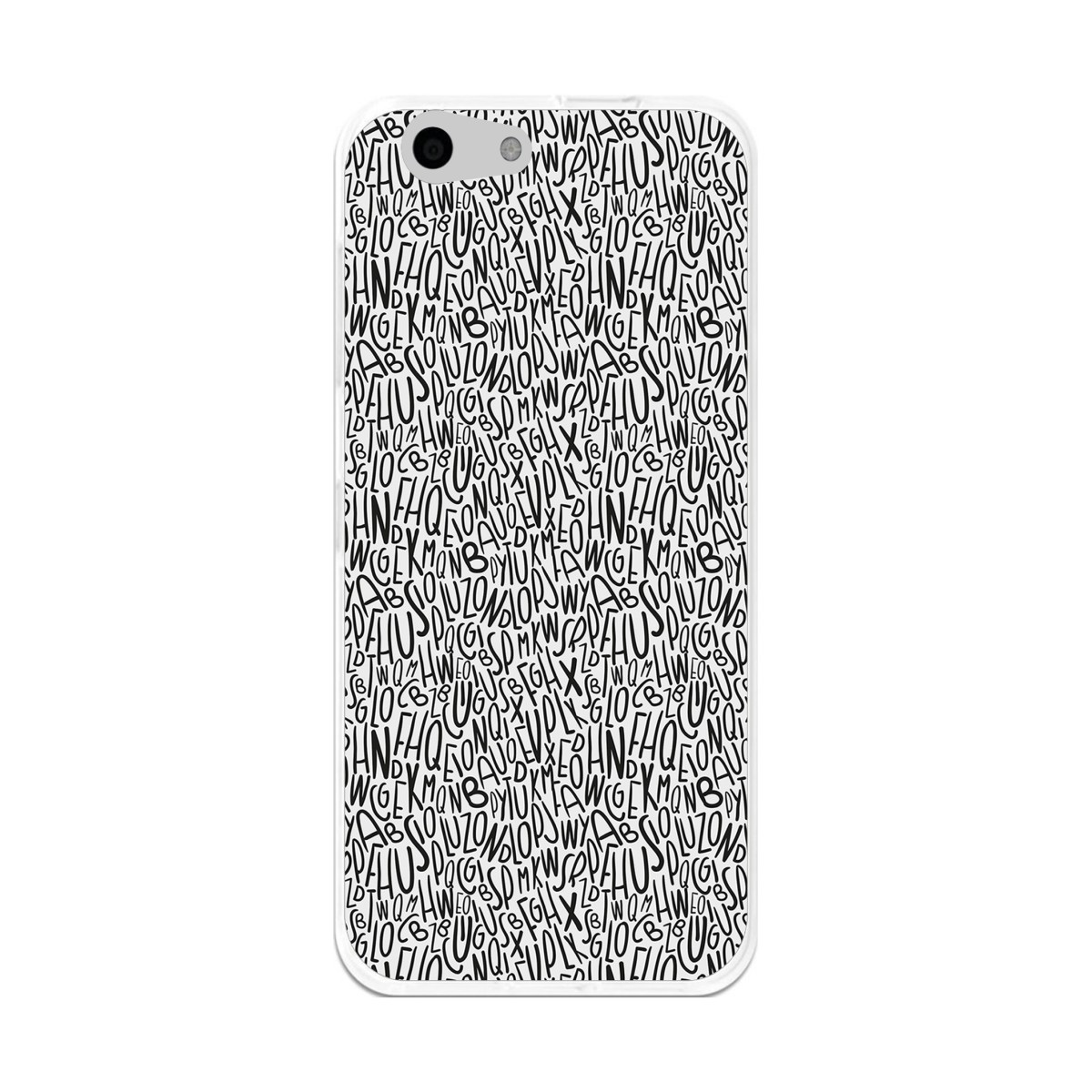 Funda Gel Tpu para Orange Dive 71 / Zte Blade A506 Diseño Letras Dibujos