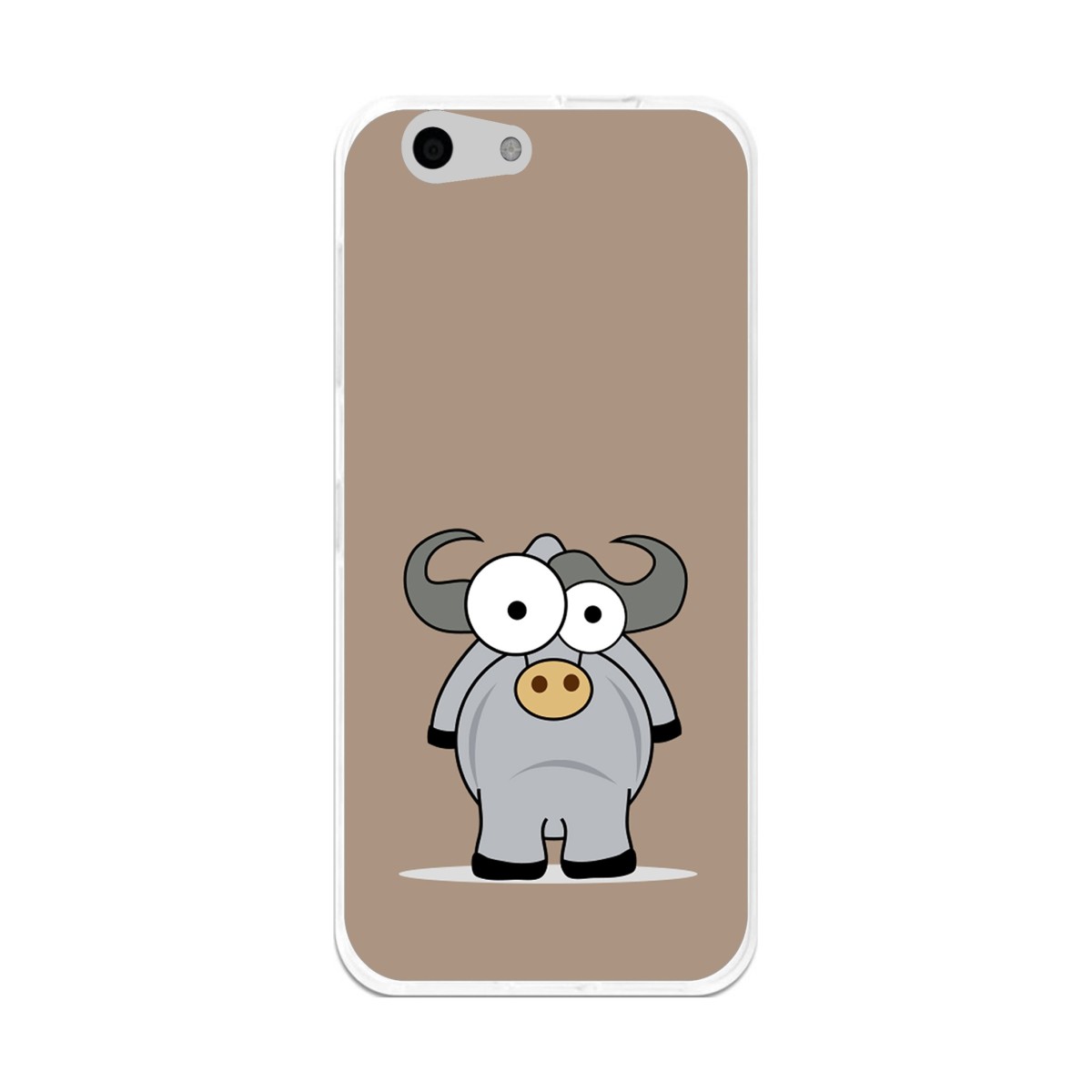 Funda Gel Tpu para Orange Dive 71 / Zte Blade A506 Diseño Toro Dibujos