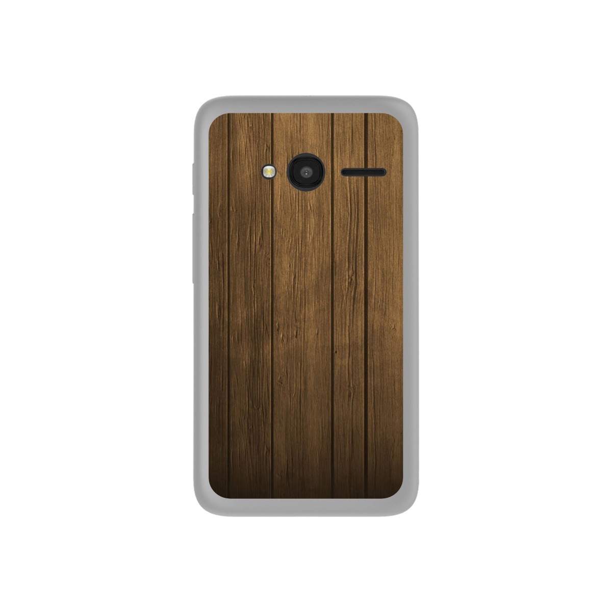 Funda Gel Tpu para Orange Rise 31 / Alcatel Pixi 4 (4") Diseño Madera Dibujos