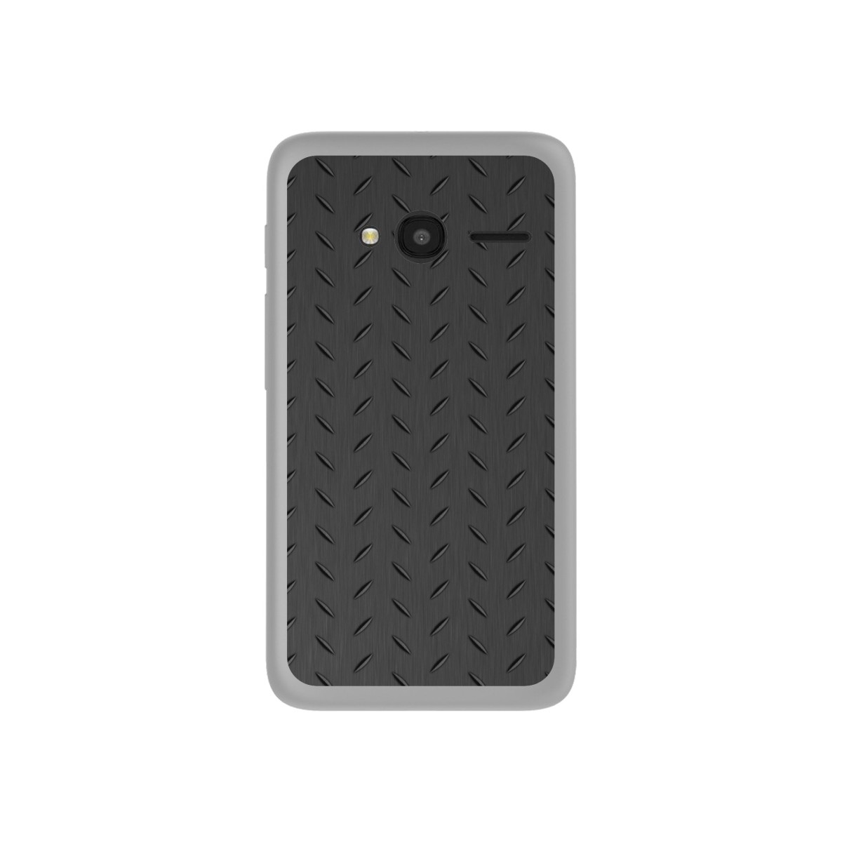 Funda Gel Tpu para Orange Rise 31 / Alcatel Pixi 4 (4") Diseño Metal Dibujos