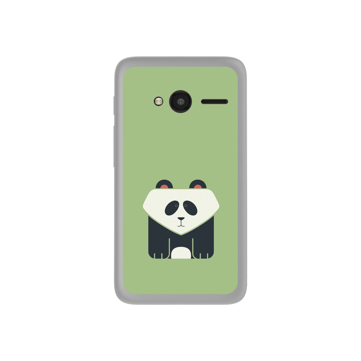 Funda Gel Tpu para Orange Rise 31 / Alcatel Pixi 4 (4") Diseño Panda Dibujos