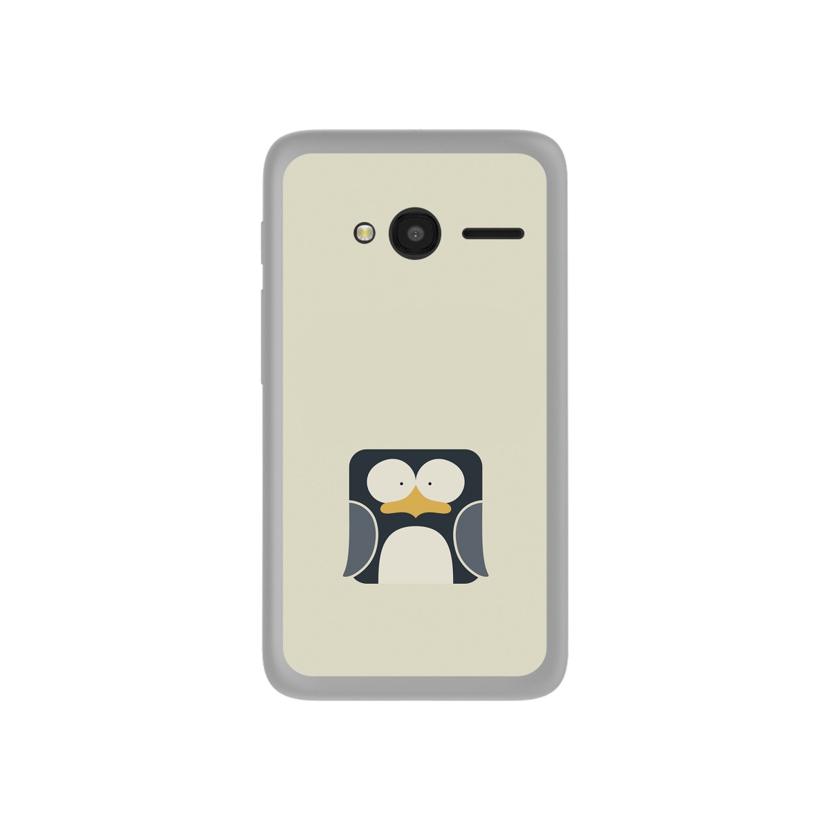 Funda Gel Tpu para Orange Rise 31 / Alcatel Pixi 4 (4") Diseño Pingüino Dibujos