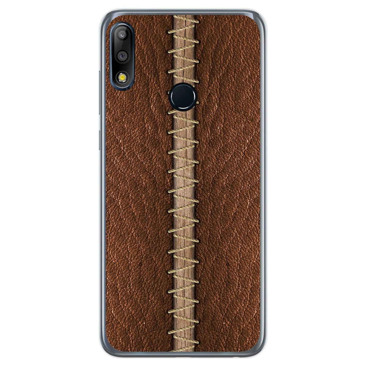 Funda Gel Tpu para Asus Zenfone Max (M2) diseño Cuero 01 Dibujos