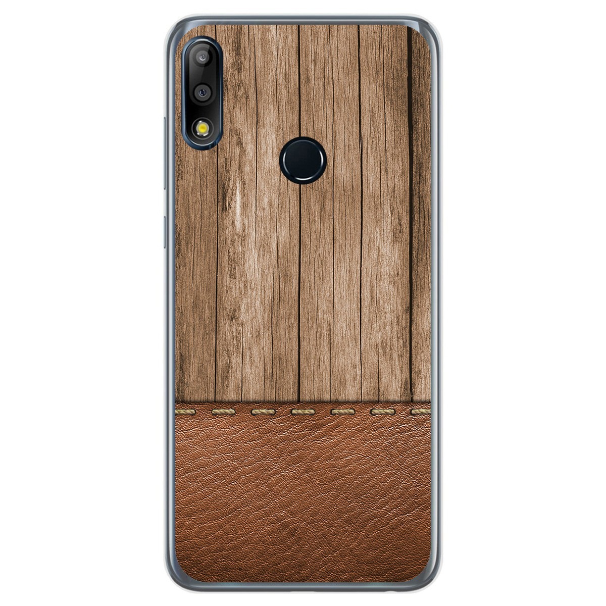 Funda Gel Tpu para Asus Zenfone Max (M2) diseño Madera 09 Dibujos