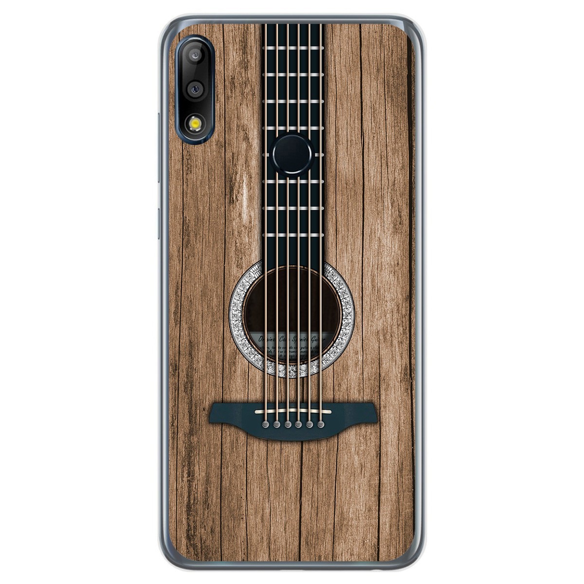 Funda Gel Tpu para Asus Zenfone Max (M2) diseño Madera 11 Dibujos
