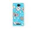 Funda Gel Tpu para Bq Aquaris U / U Lite Diseño Mariposas Dibujos