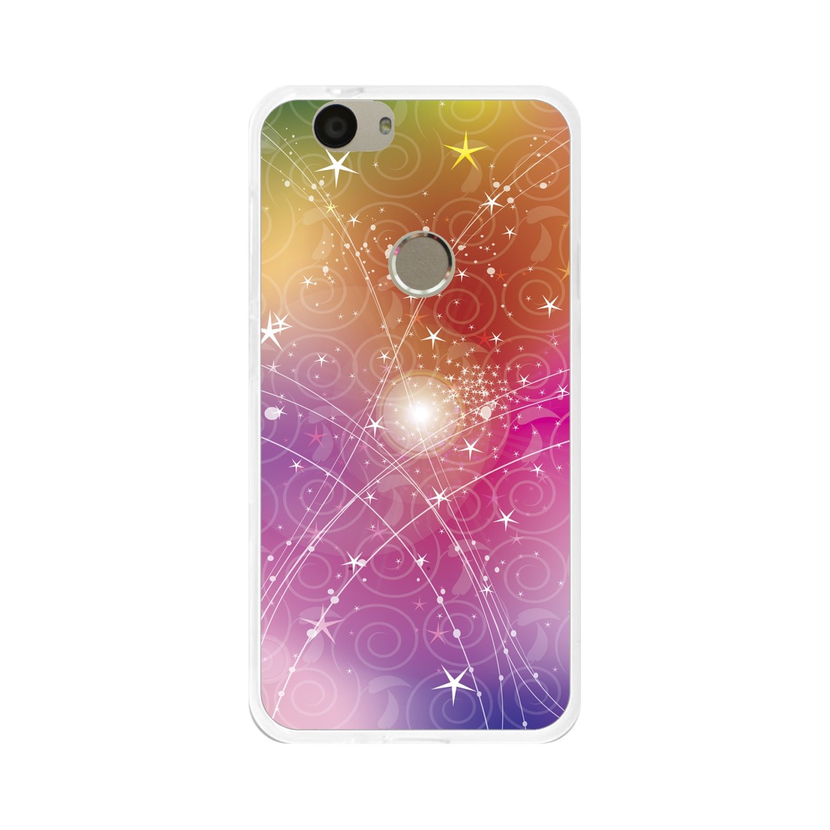 Funda Gel Tpu para Huawei Nova Diseño Abstracto Dibujos