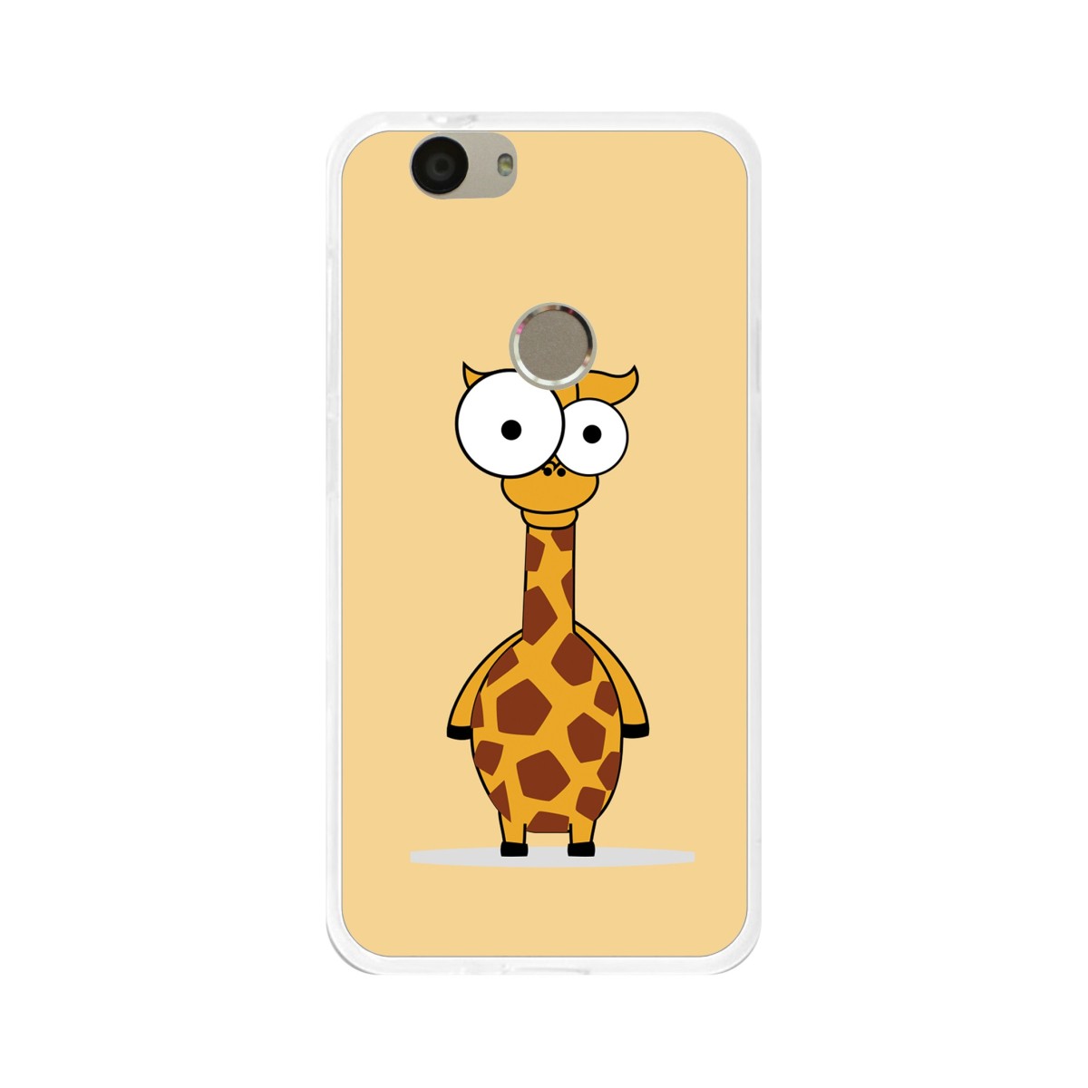 Funda Gel Tpu para Huawei Nova Diseño Jirafa Dibujos