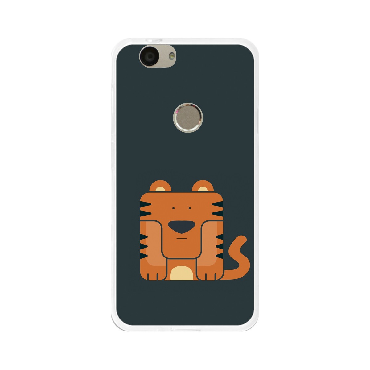 Funda Gel Tpu para Huawei Nova Diseño Tigre Dibujos