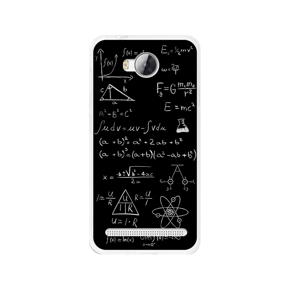 Funda Gel Tpu para Huawei Y3 II Diseño Formulas Dibujos