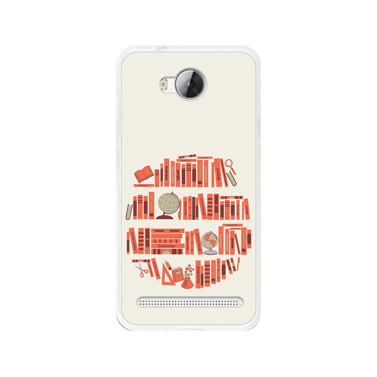 Funda Gel Tpu para Huawei Y3 II Diseño Mundo-Libro Dibujos