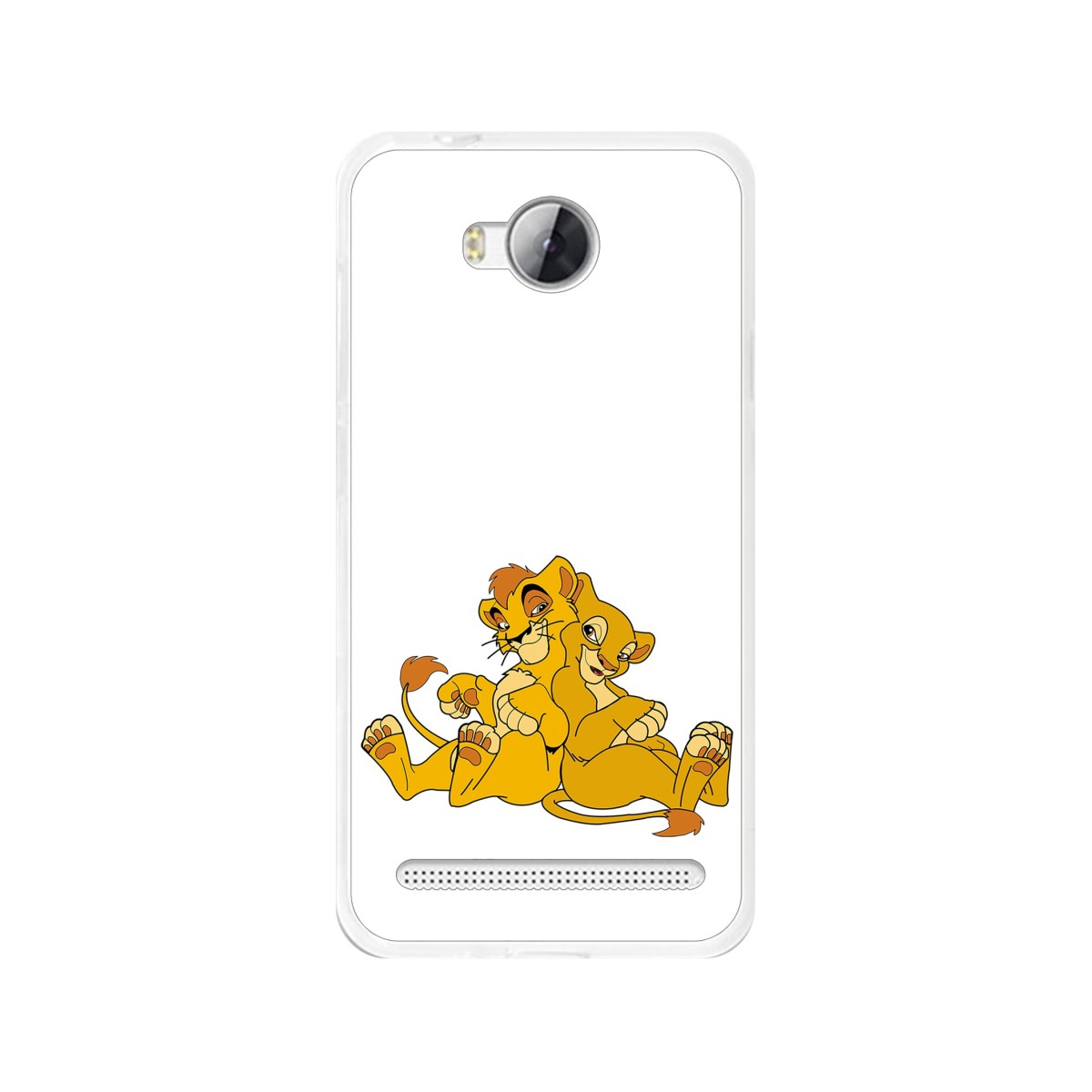 Funda Gel Tpu para Huawei Y3 II Diseño Leones Dibujos