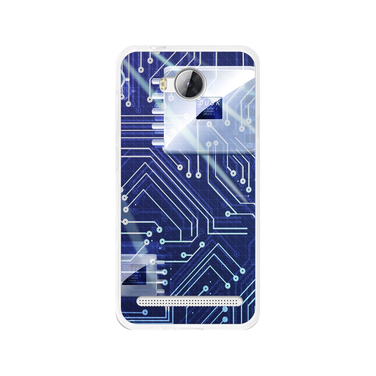 Funda Gel Tpu para Huawei Y3 II Diseño Circuito Dibujos