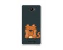 Funda Gel Tpu para Bq Aquaris U / U Lite Diseño Tigre Dibujos