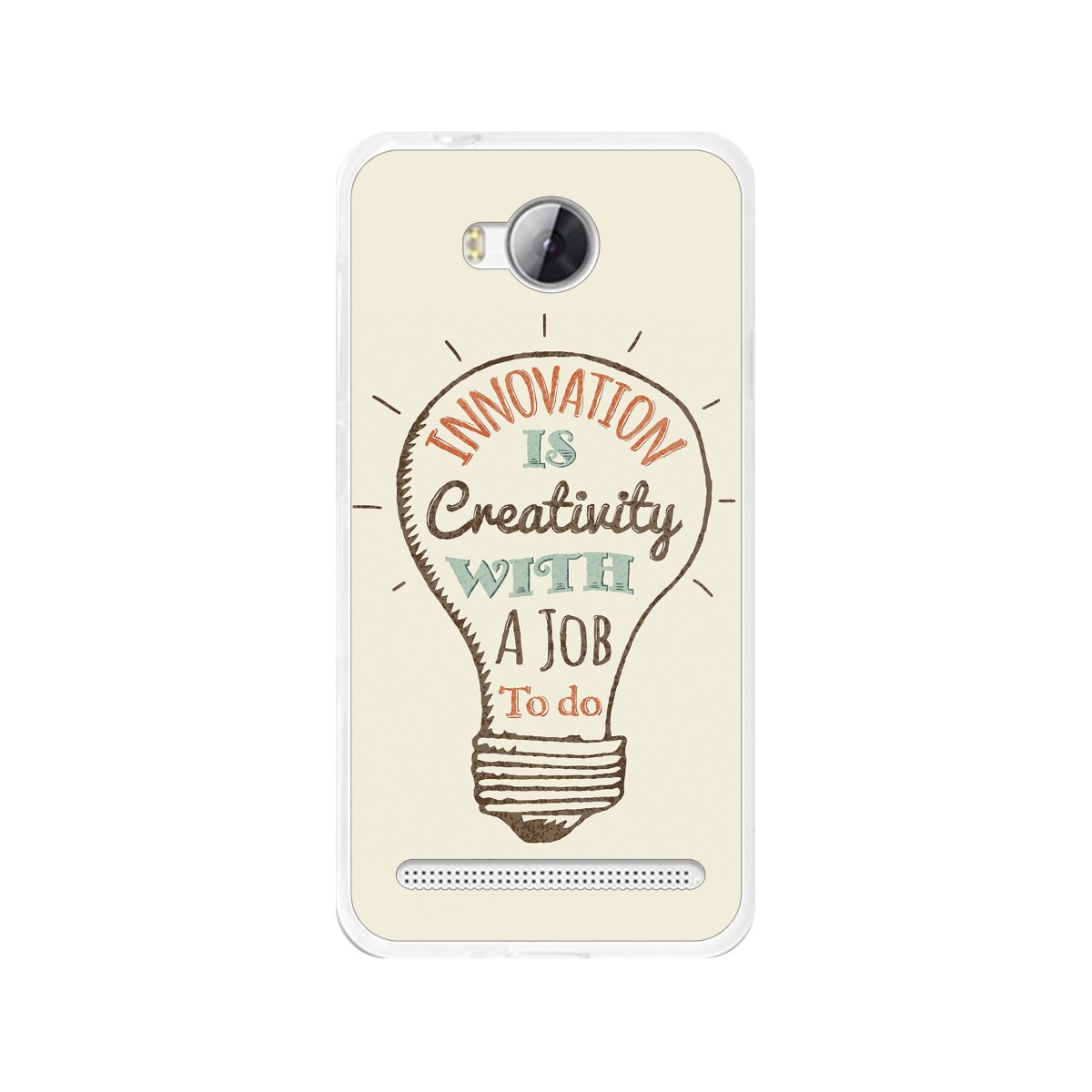 Funda Gel Tpu para Huawei Y3 II Diseño Creativity Dibujos