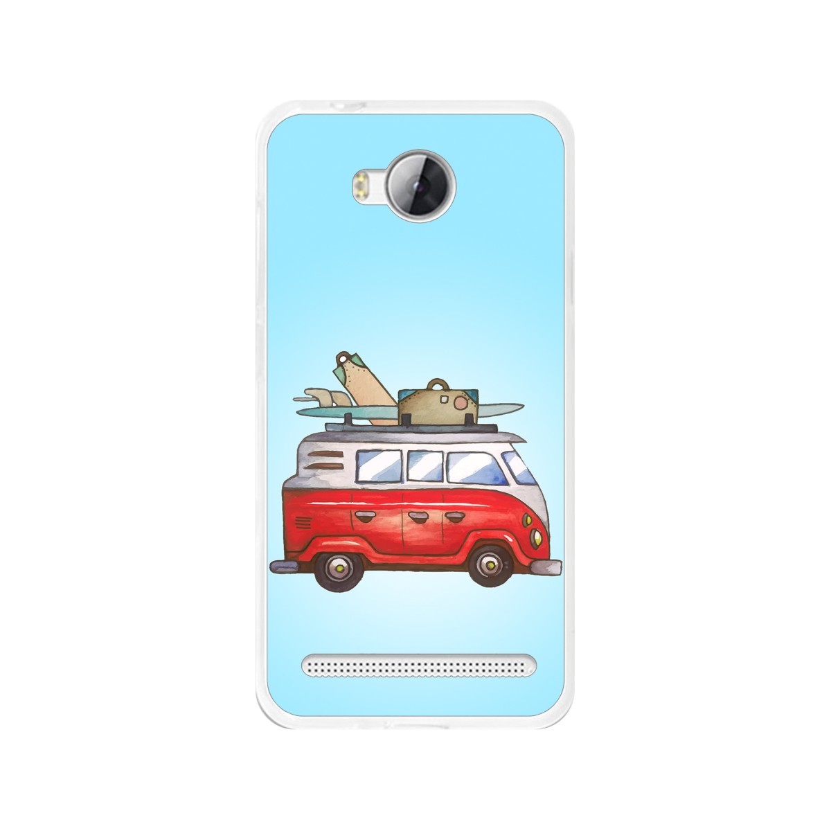 Funda Gel Tpu para Huawei Y3 II Diseño Furgoneta Dibujos