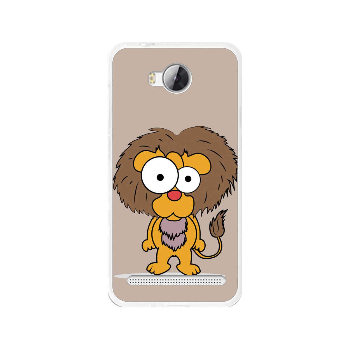 Funda Gel Tpu para Huawei Y3 II Diseño Leon Dibujos
