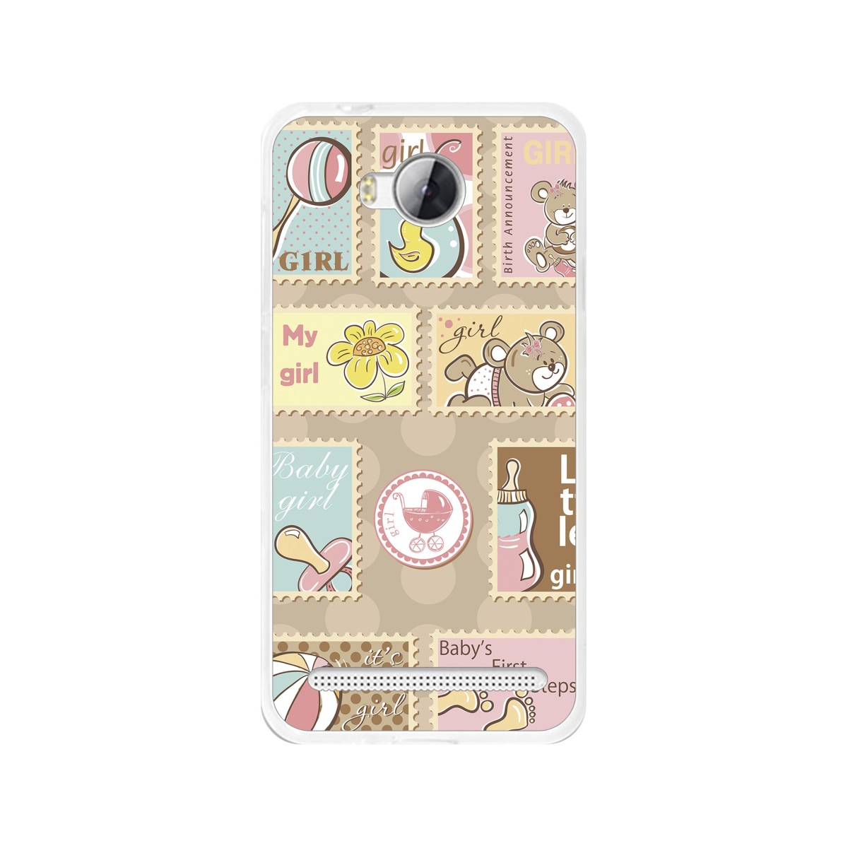 Funda Gel Tpu para Huawei Y3 II Diseño Sellos Dibujos