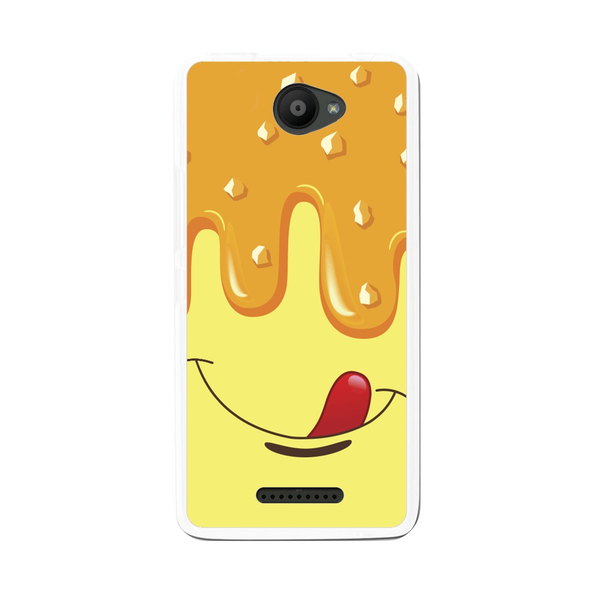 Funda Gel Tpu para Bq Aquaris U / U Lite Diseño Helado Vainilla Dibujos