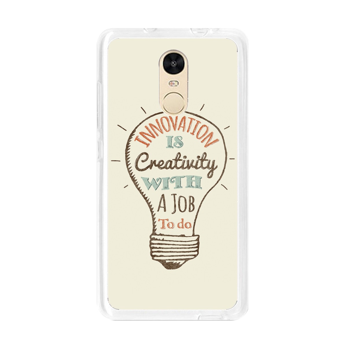 Funda Gel Tpu para Xiaomi Redmi Note 4 / Note 4 Pro Diseño Creativity Dibujos