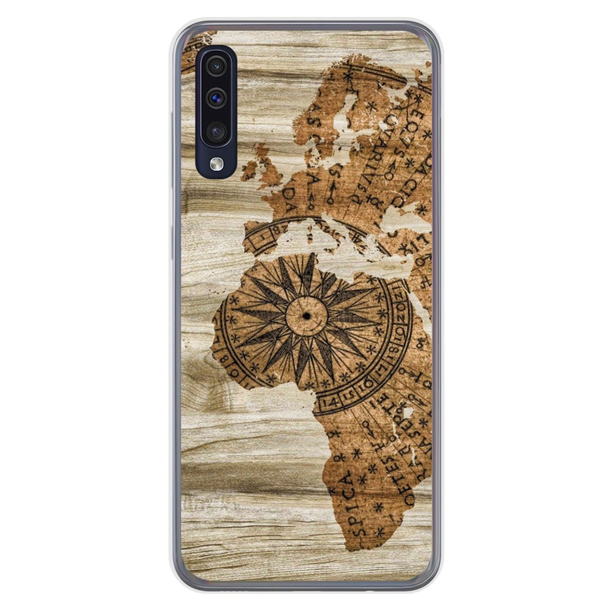 Funda Gel Tpu para Samsung Galaxy A50 / A50s / A30s diseño Madera 07 Dibujos