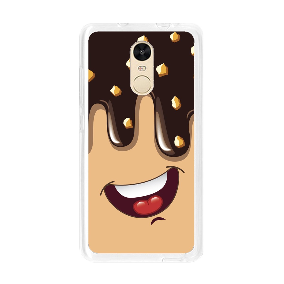 Funda Gel Tpu para Xiaomi Redmi Note 4 / Note 4 Pro Diseño Helado Chocolate Dibujos
