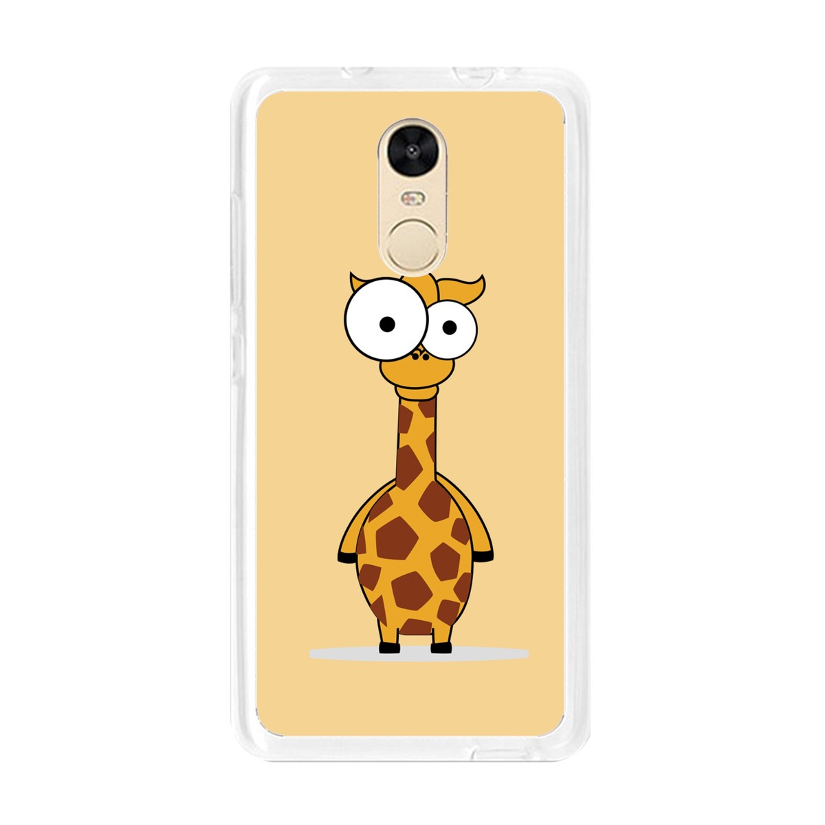 Funda Gel Tpu para Xiaomi Redmi Note 4 / Note 4 Pro Diseño Jirafa Dibujos