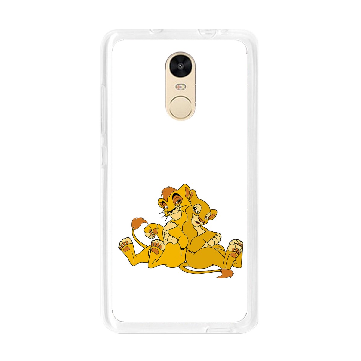 Funda Gel Tpu para Xiaomi Redmi Note 4 / Note 4 Pro Diseño Leones Dibujos