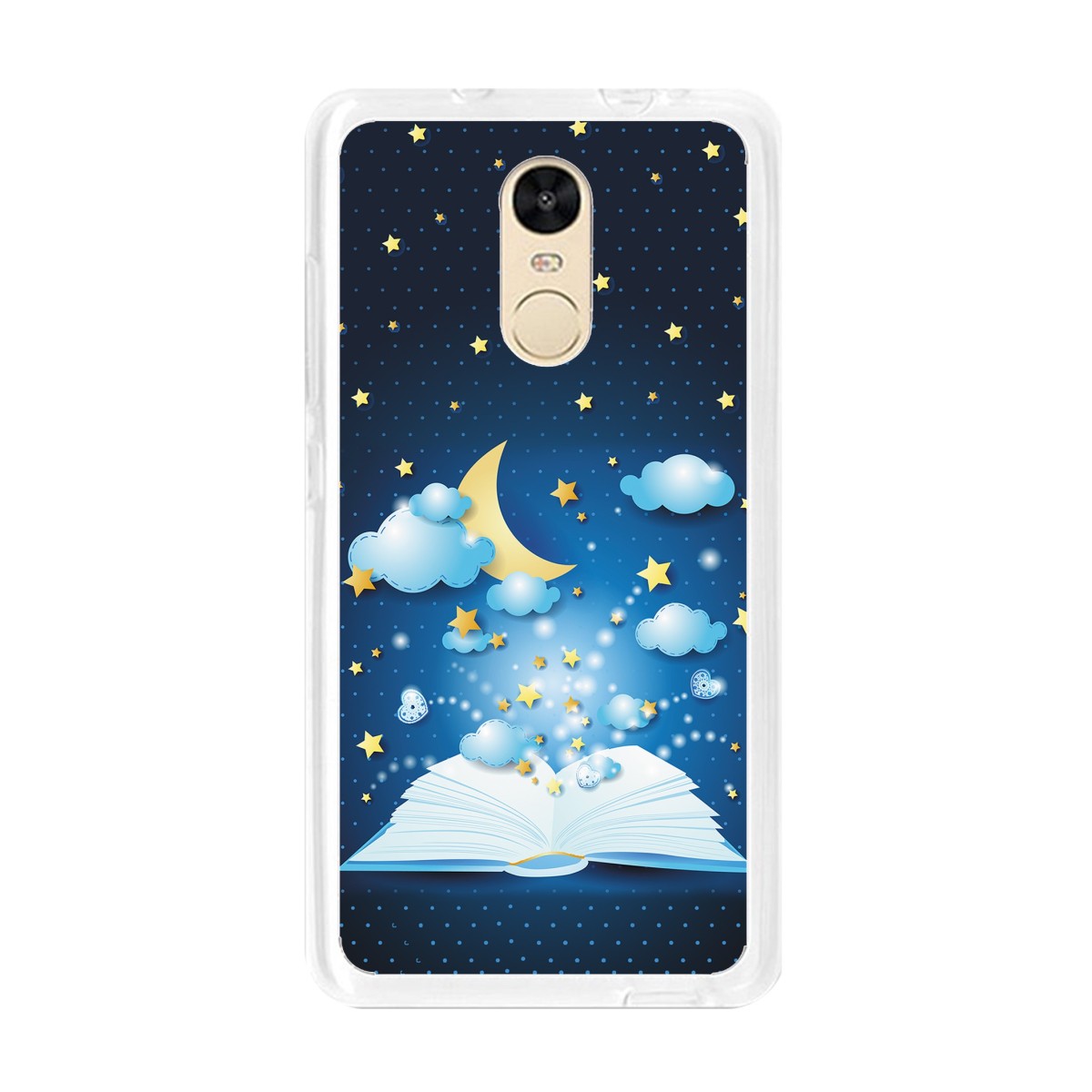 Funda Gel Tpu para Xiaomi Redmi Note 4 / Note 4 Pro Diseño Libro-Cuentos Dibujos