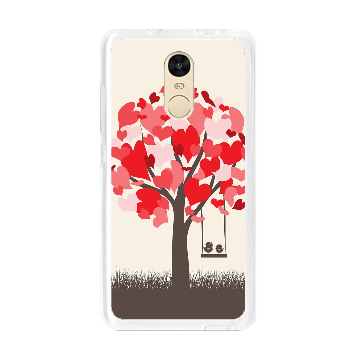 Funda Gel Tpu para Xiaomi Redmi Note 4 / Note 4 Pro Diseño Pajaritos Dibujos
