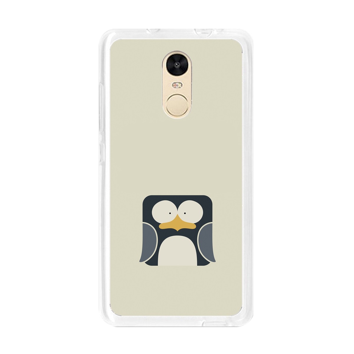 Funda Gel Tpu para Xiaomi Redmi Note 4 / Note 4 Pro Diseño Pingüino Dibujos