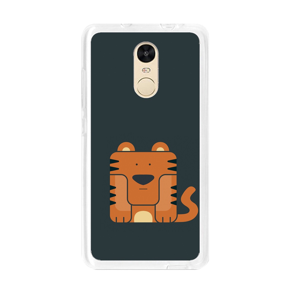 Funda Gel Tpu para Xiaomi Redmi Note 4 / Note 4 Pro Diseño Tigre Dibujos