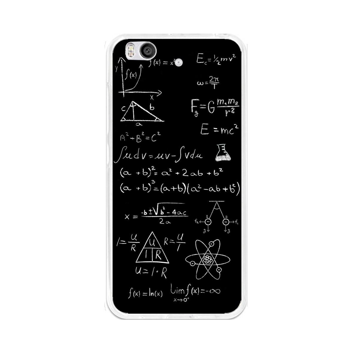 Funda Gel Tpu para Xiaomi Mi 5S Diseño Formulas Dibujos