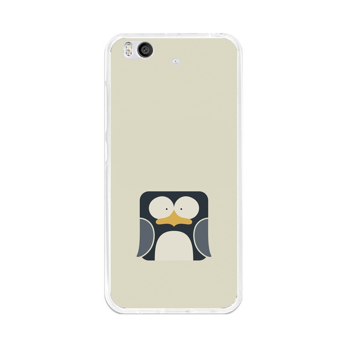 Funda Gel Tpu para Xiaomi Mi 5S Diseño Pingüino Dibujos