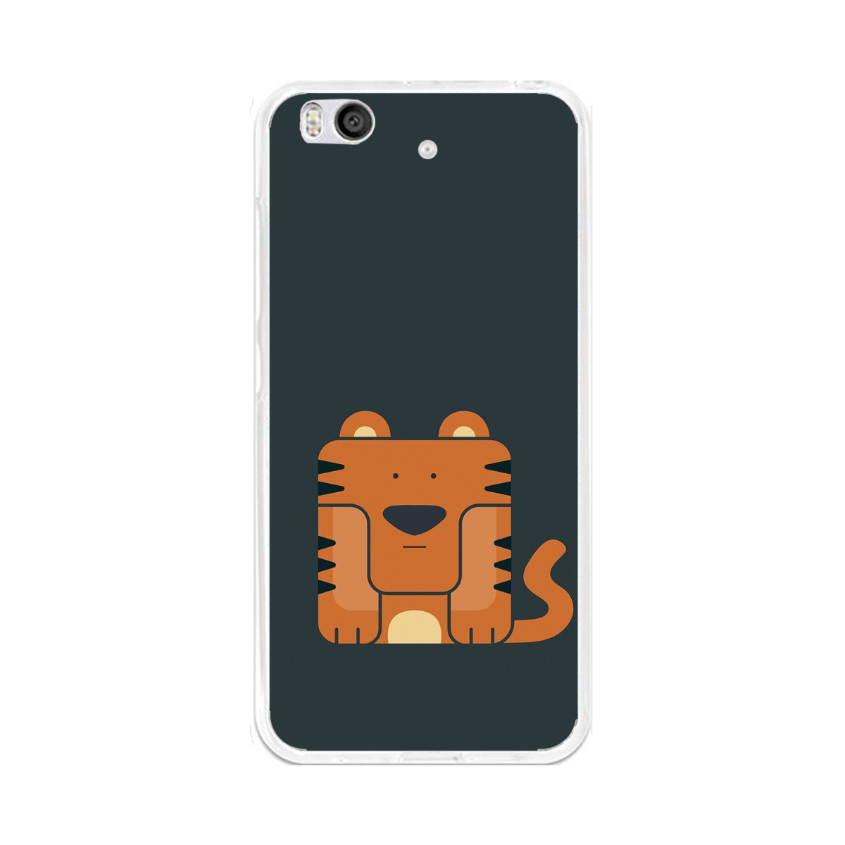 Funda Gel Tpu para Xiaomi Mi 5S Diseño Tigre Dibujos