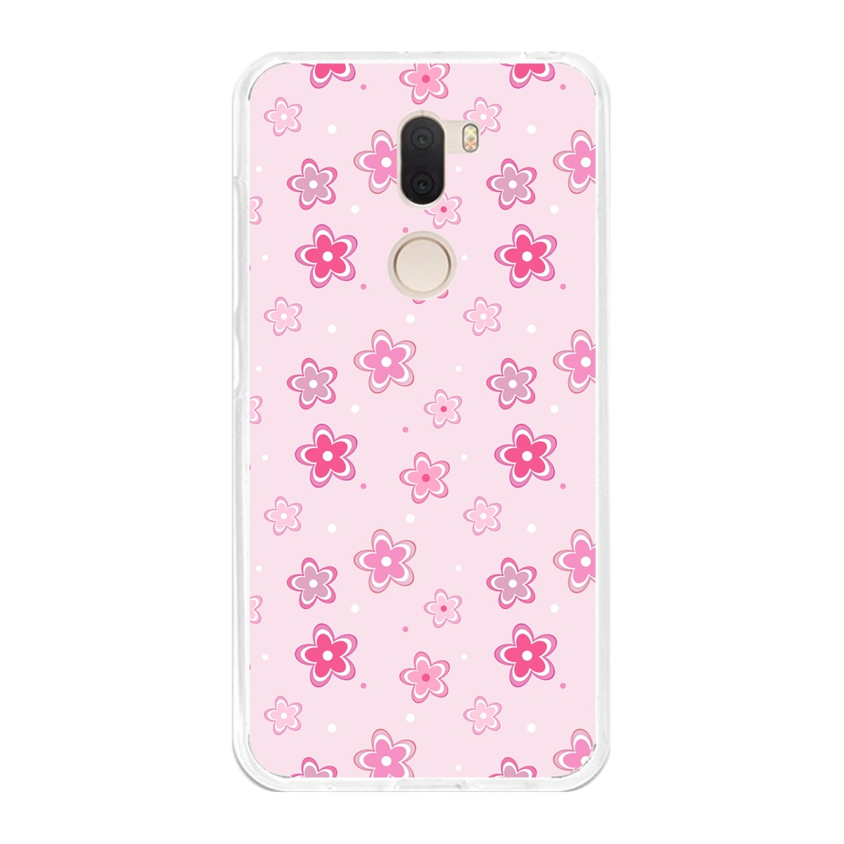 Funda Gel Tpu para Xiaomi Mi 5S Plus Diseño Flores Dibujos