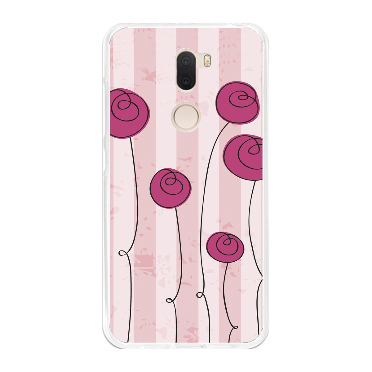 Funda Gel Tpu para Xiaomi Mi 5S Plus Diseño Flores Vintage Dibujos