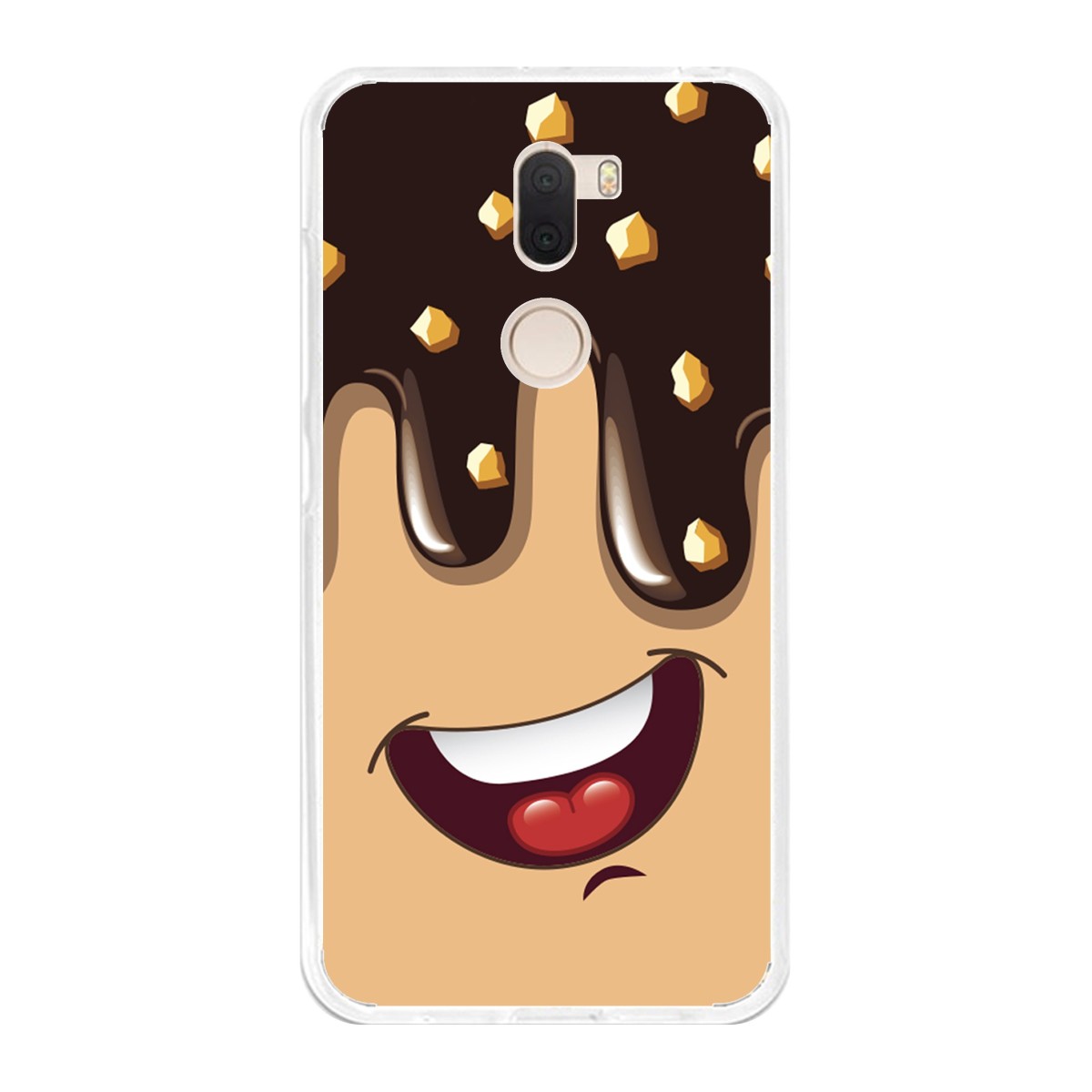Funda Gel Tpu para Xiaomi Mi 5S Plus Diseño Helado Chocolate Dibujos