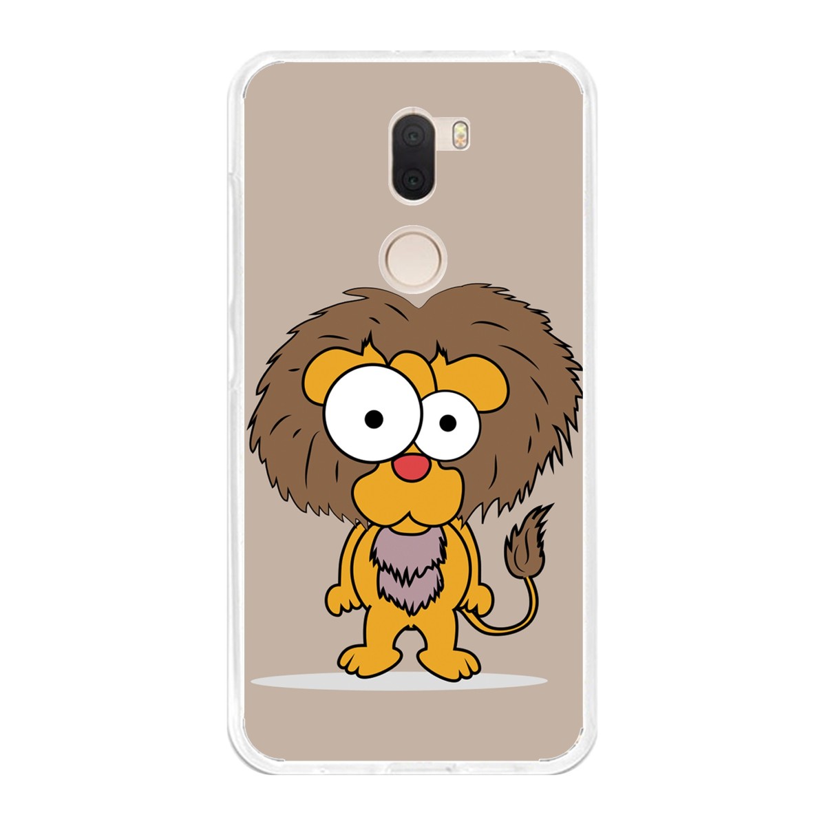 Funda Gel Tpu para Xiaomi Mi 5S Plus Diseño Leon Dibujos