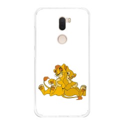 Funda Gel Tpu para Xiaomi Mi 5S Plus Diseño Leones Dibujos