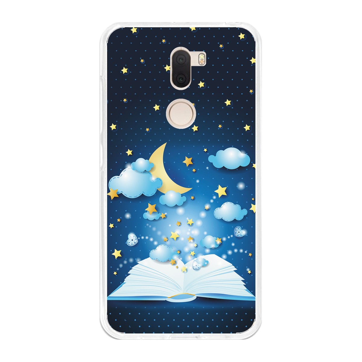 Funda Gel Tpu para Xiaomi Mi 5S Plus Diseño Libro-Cuentos Dibujos