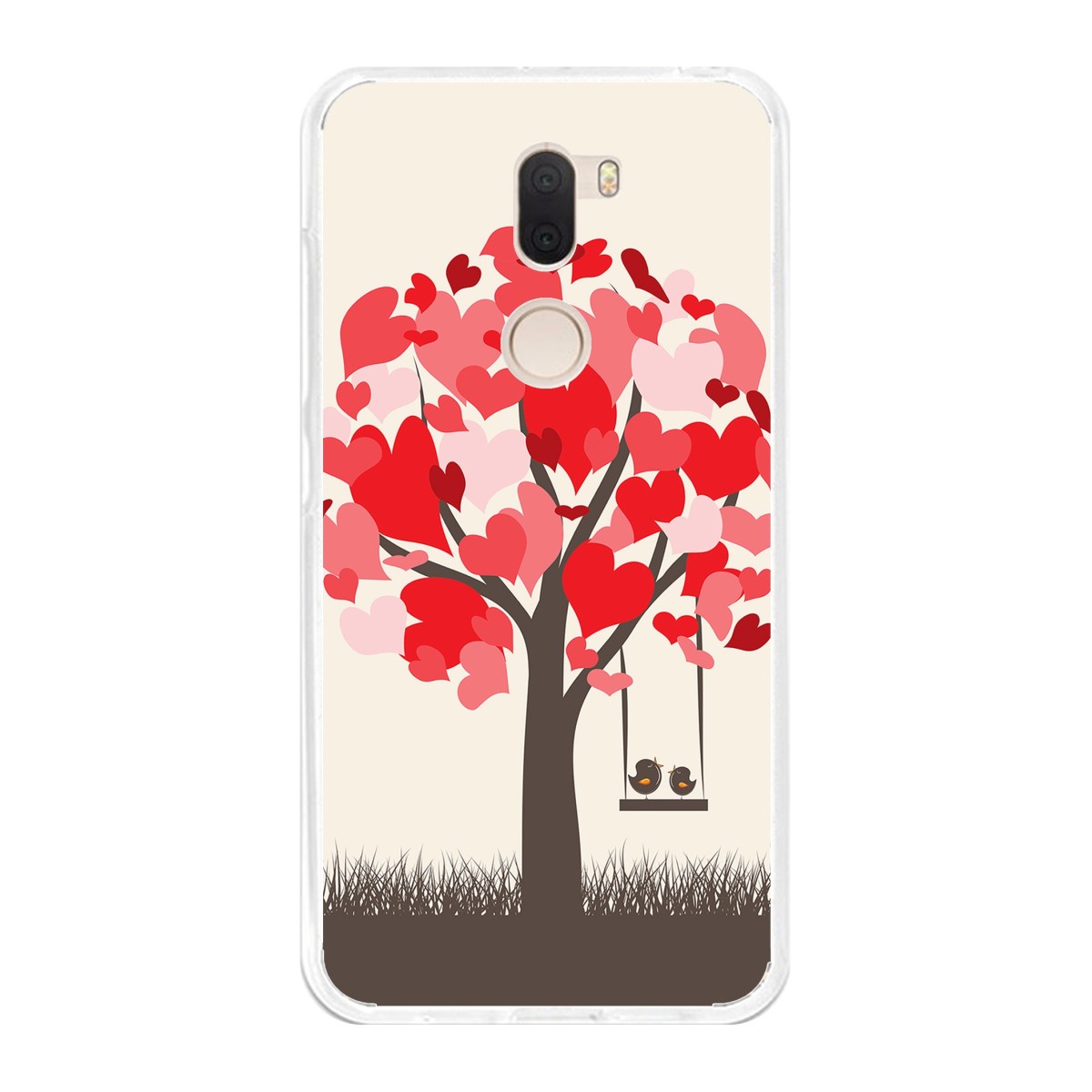Funda Gel Tpu para Xiaomi Mi 5S Plus Diseño Pajaritos Dibujos