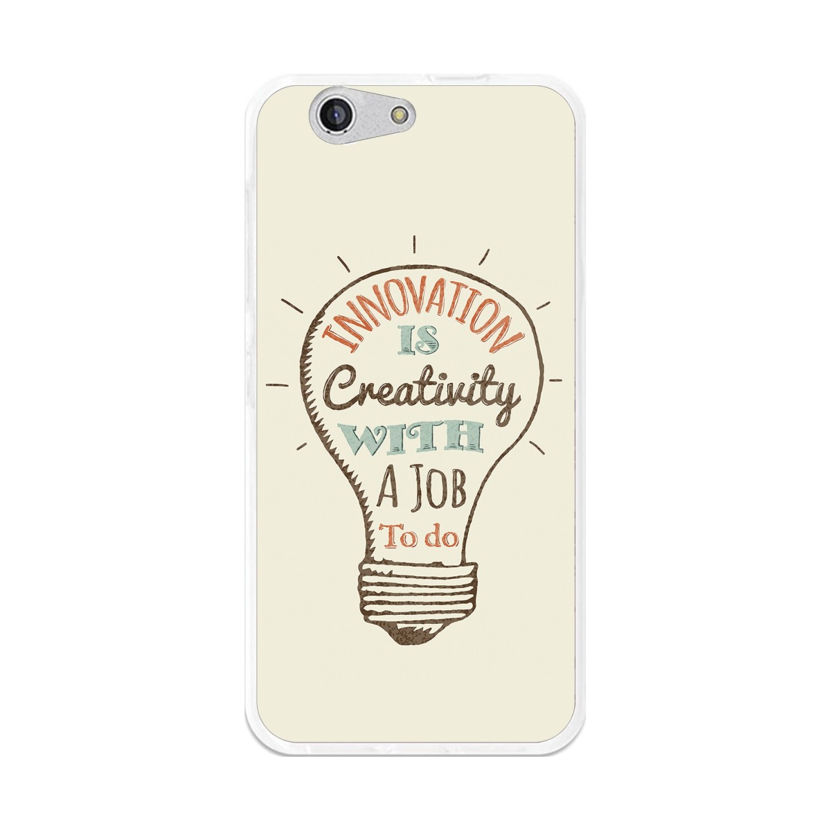 Funda Gel Tpu para Zte Blade A512 Diseño Creativity Dibujos