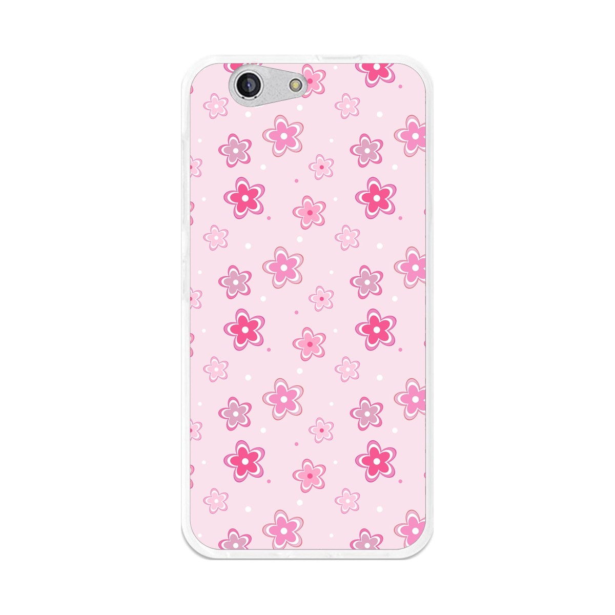 Funda Gel Tpu para Zte Blade A512 Diseño Flores Dibujos