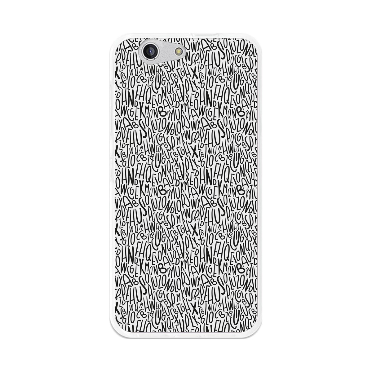 Funda Gel Tpu para Zte Blade A512 Diseño Letras Dibujos