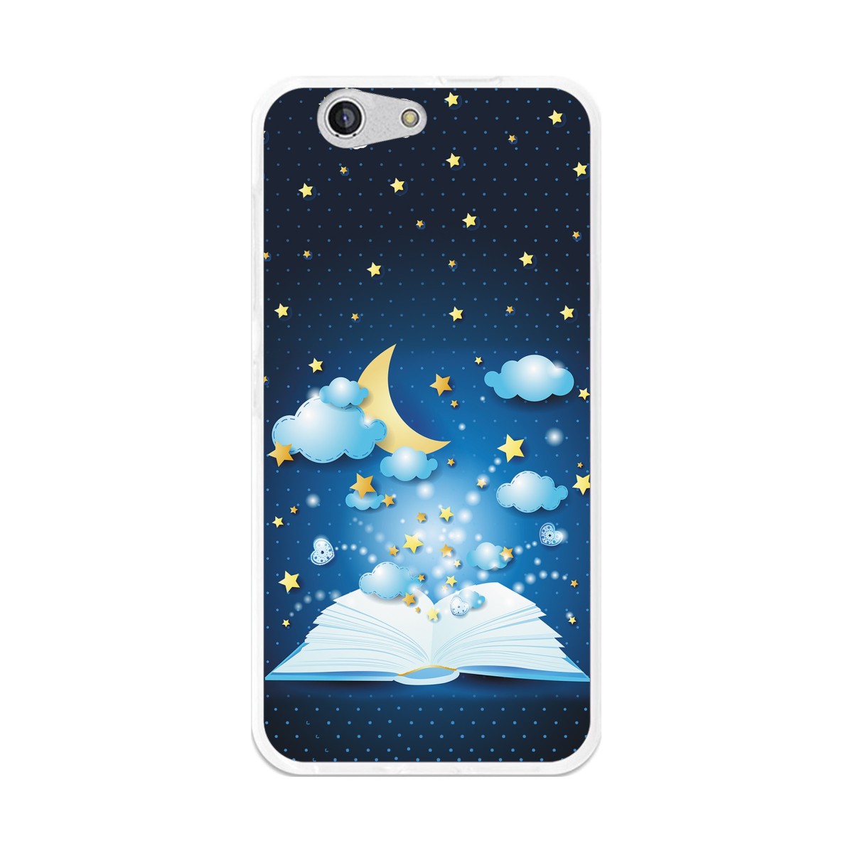 Funda Gel Tpu para Zte Blade A512 Diseño Libro-Cuentos Dibujos