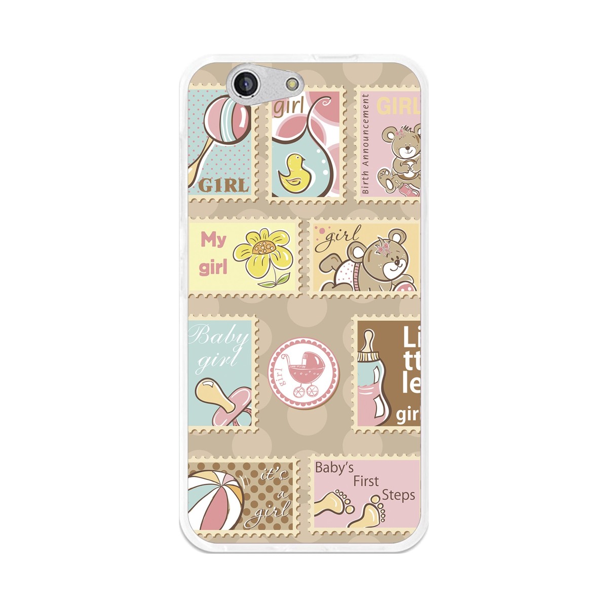 Funda Gel Tpu para Zte Blade A512 Diseño Sellos Dibujos