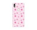 Funda Gel Tpu para Bq Aquaris X5 Plus Diseño Flores Dibujos