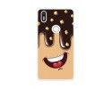 Funda Gel Tpu para Bq Aquaris X5 Plus Diseño Helado Chocolate Dibujos