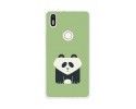 Funda Gel Tpu para Bq Aquaris X5 Plus Diseño Panda Dibujos